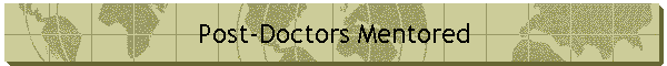 Post-Doctors Mentored
